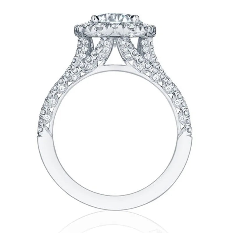 Elegant Moissanite Sparkle Ring